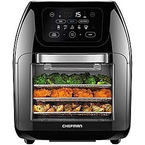 $60.99* | 10-Quart Chefman 17-Presets Multifunctional Digital Air Fryer (Rotisserie, Dehydrator, Convection Oven) at Amazon